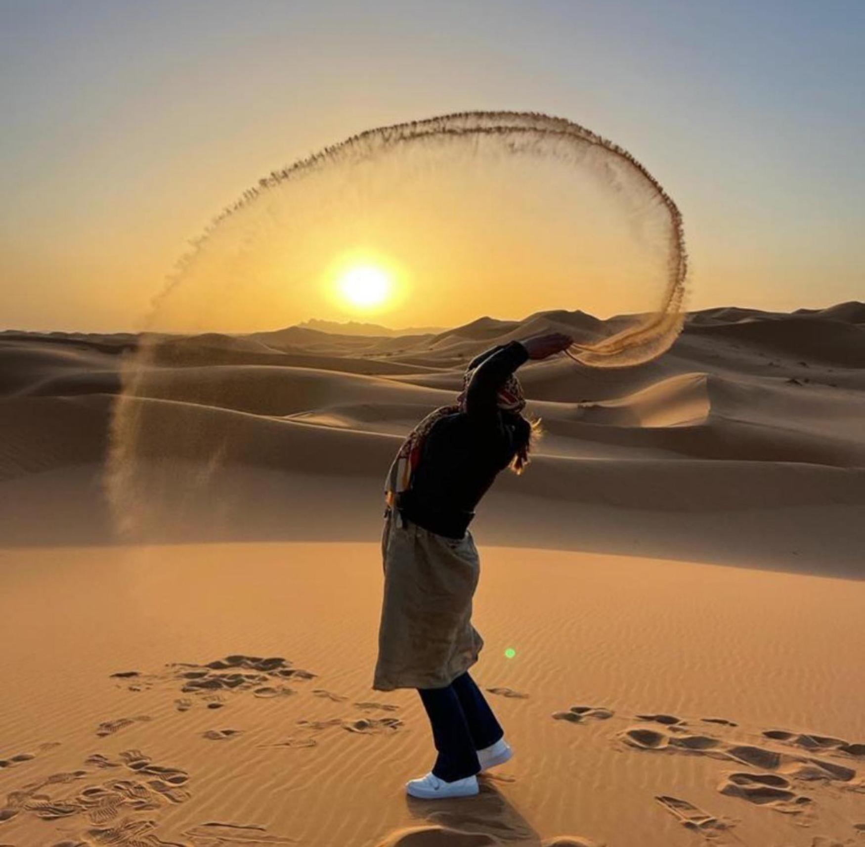 Luxury Bedouin Camp Bed & Breakfast เมอร์ซูกา ภายนอก รูปภาพ