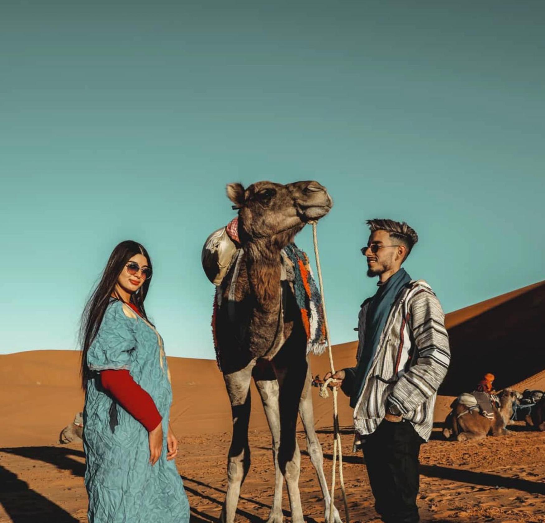 Luxury Bedouin Camp Bed & Breakfast เมอร์ซูกา ภายนอก รูปภาพ