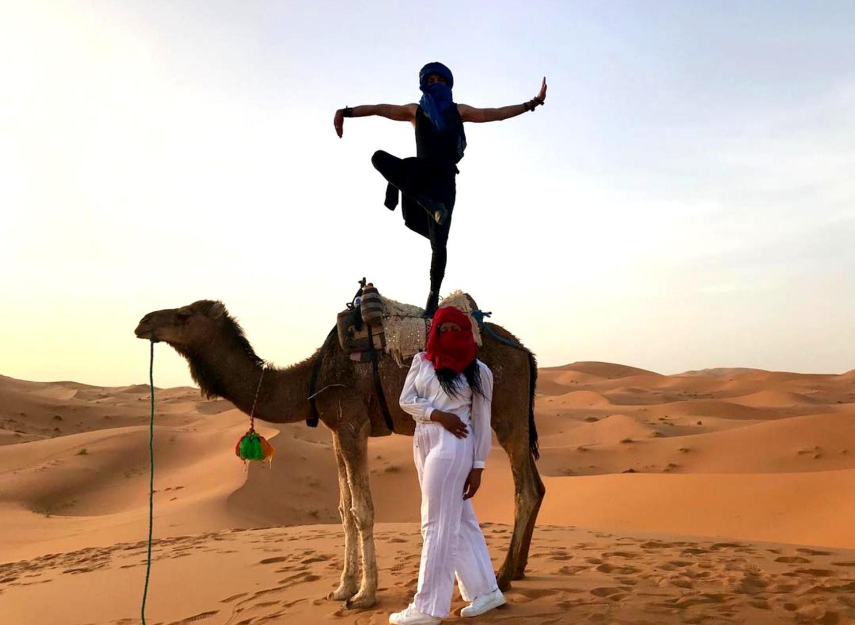 Luxury Bedouin Camp Bed & Breakfast เมอร์ซูกา ภายนอก รูปภาพ