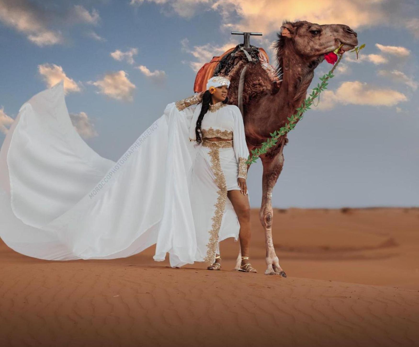 Luxury Bedouin Camp Bed & Breakfast เมอร์ซูกา ภายนอก รูปภาพ