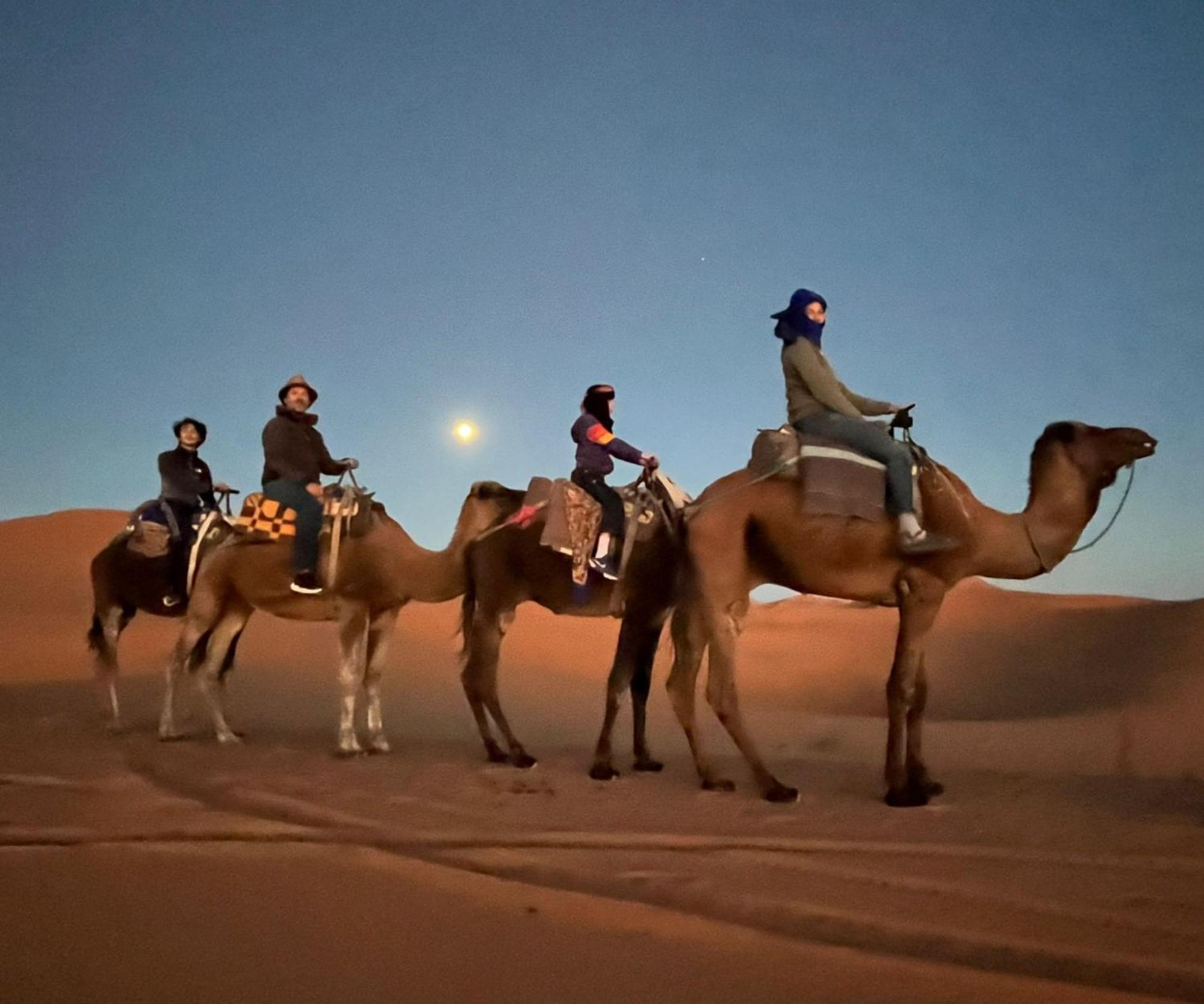 Luxury Bedouin Camp Bed & Breakfast เมอร์ซูกา ภายนอก รูปภาพ